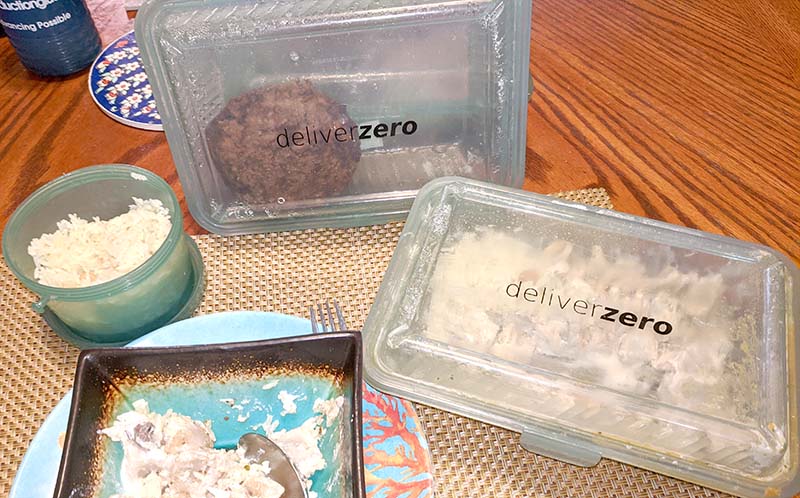 DeliverZero Containers in Use