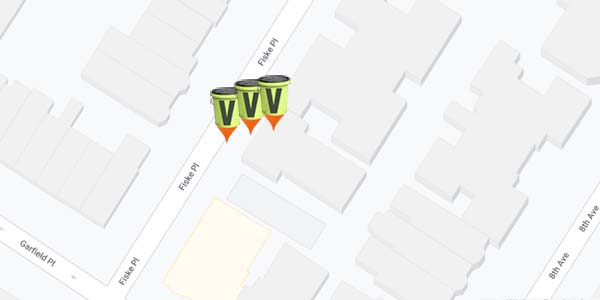 Compost Pickup on 19 Fiske Place Brooklyn, NY 11215 Map