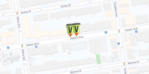 Compost Pickup on Gates Av. Btw. Marcy & Tompkins Brooklyn, NY 11216 Map