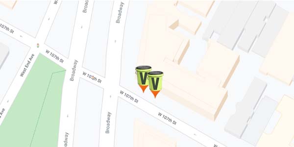 Compost Pickup on 245 West 107th Street, Manhattan, NY 10025 Map